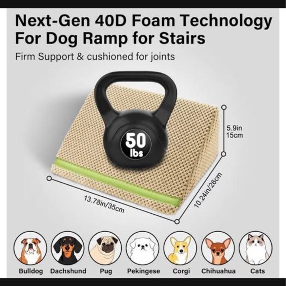 40D Foam Pet Stair Ramps for Small Dogs and Cats - Picture 2 of 4